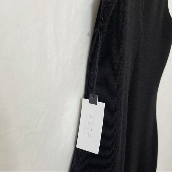 ASTR Cutout Knit Bodycon Dress Black New - Picture 8 of 10